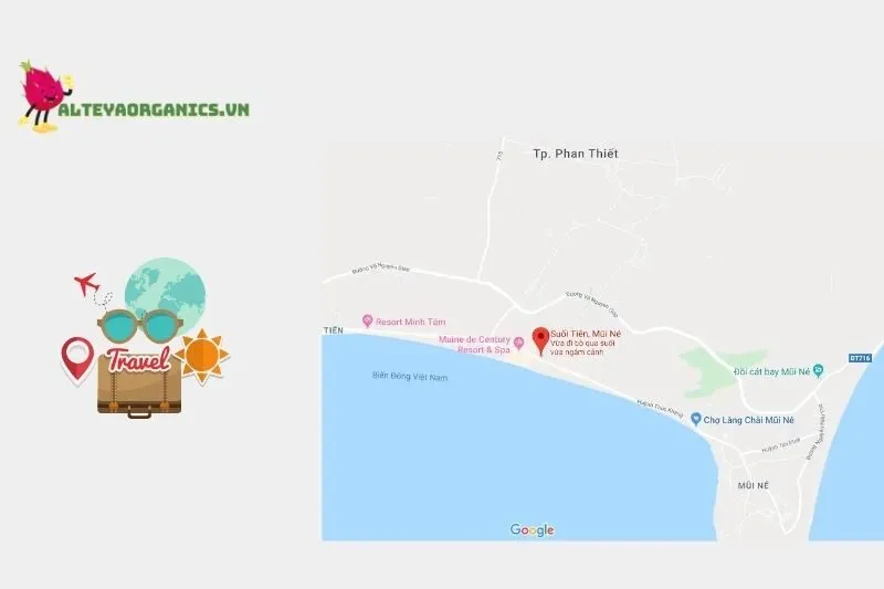 Cách di chuyển đến Suối Tiên Bình Thuận